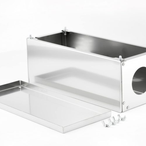 CONTENITORE ESTERNO INOX ISPEZIONABILE CON COPERCHIO PER RISCALDATORE AD ARIA AUTOTERM 2D