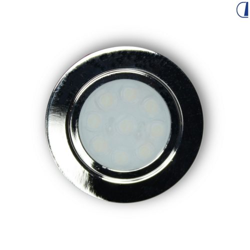 Mini spot da incasso a 9 LED da  1.5W - nero