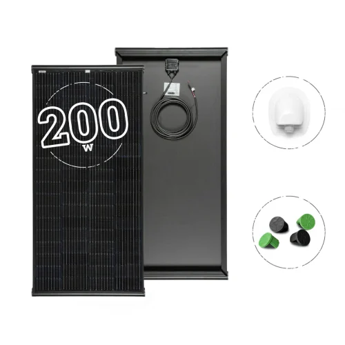 Pannello solare camper 200w black boost - spg200bb